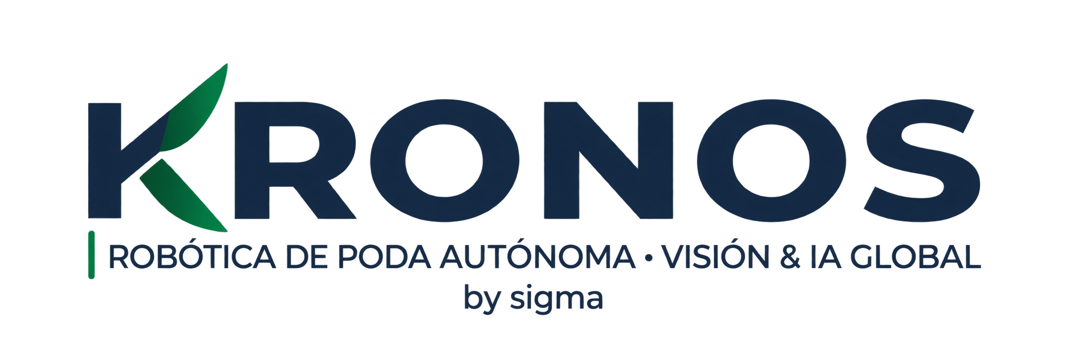 KRONOS by Sigma. Robótica de poda autónoma · Visión e IA global.