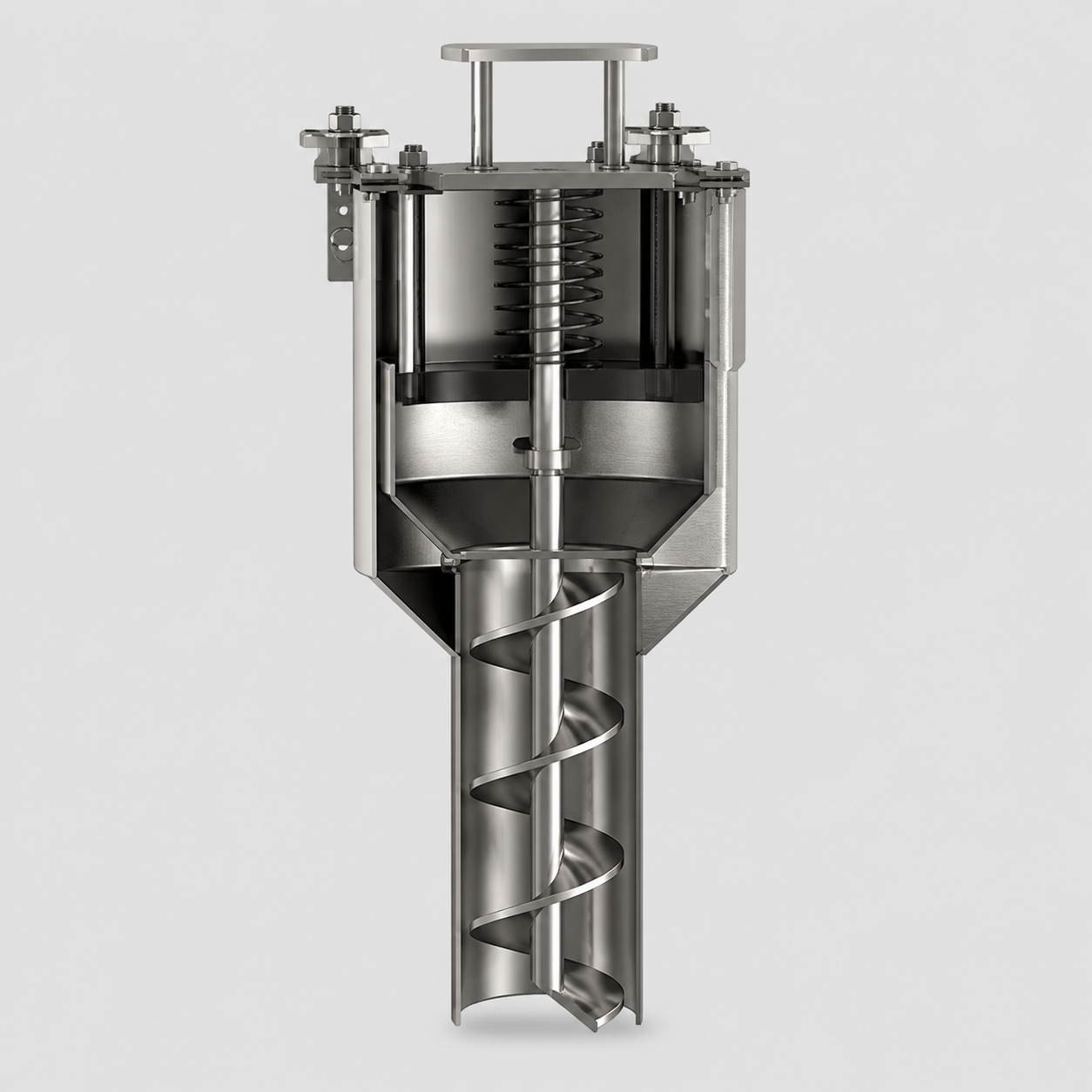 Render técnico profesional de la sonda Sigma por presión